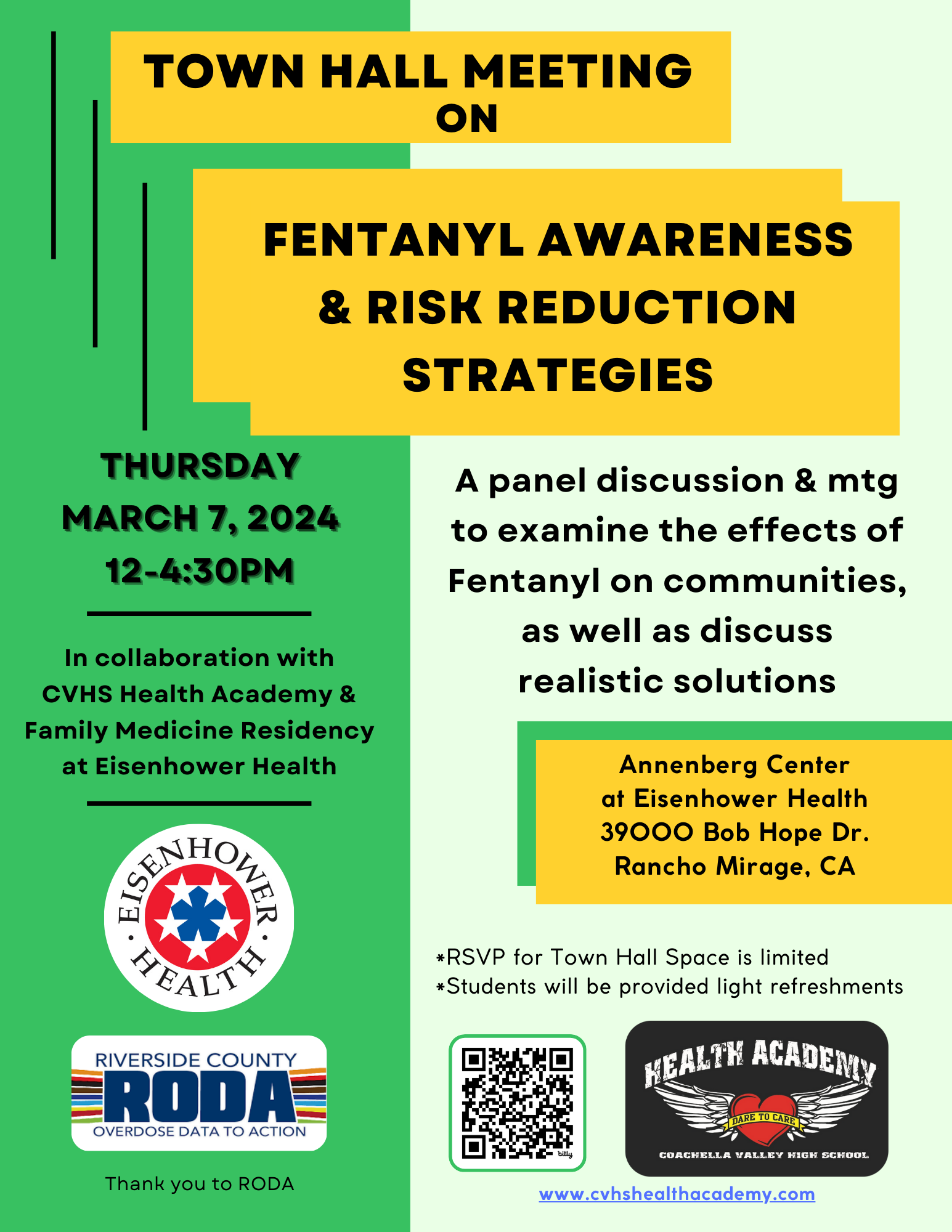 Fentanyl Awareness & Risk Reduction Strategies Town Hall